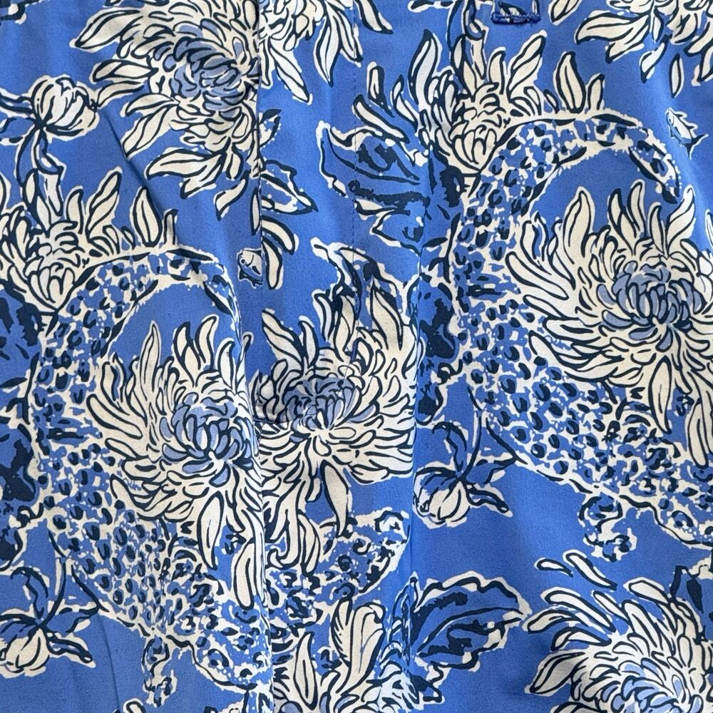 Lilly Pulitzer Southern Tide Mens 40 Golf Brrrdie Shorts Boca Blue - Picture 3 of 16